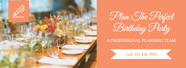 Event Planning Facebook Cover design